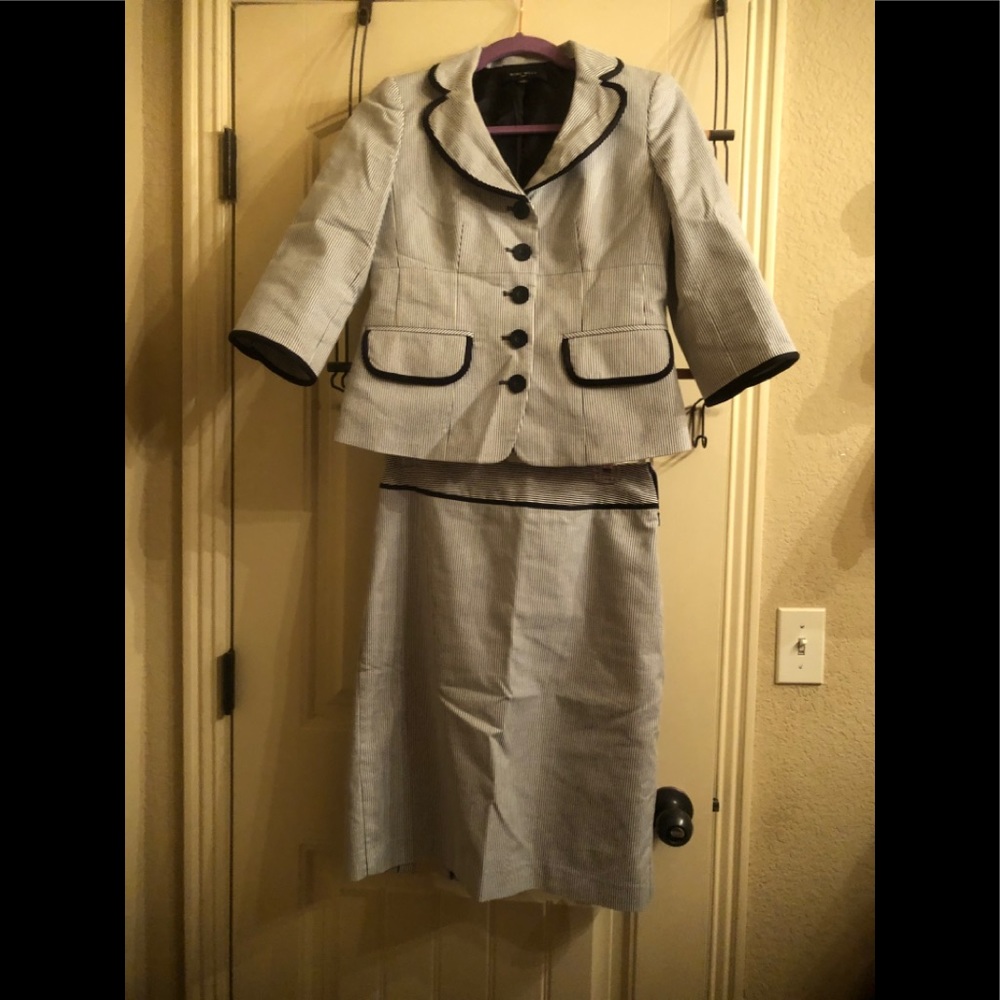 Nine West Blue/white pin striped suit